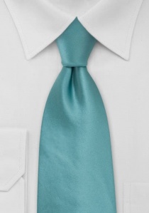 Cravate unie vert émeraude