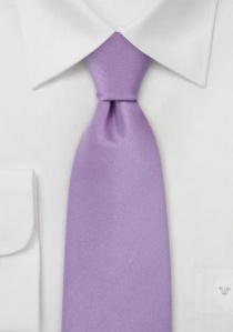 Cravate soie violette clair enfant