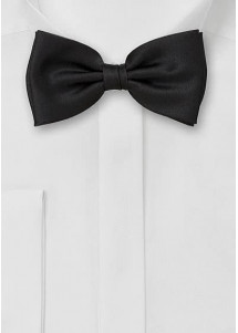 Noeud papillon noir uni