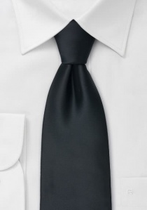 Cravate noire unie