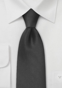 Cravate de fête en soie noire