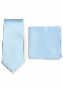 Cravate d'affaires et foulard de cavalier en set -