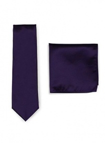 Set cravate d'affaires pochette bleu marine