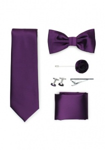 Set cadeau cravate noeud papillon foulard et plus