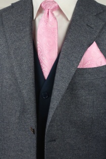 Set cravate homme et foulard décoratif motif