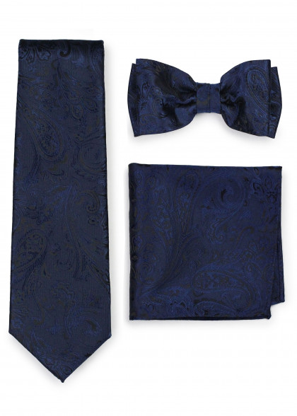 Set cravate & nœud papillon aus dem gleichen Stoff und Farbe