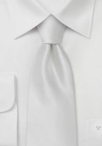Cravate blanche unie enfant