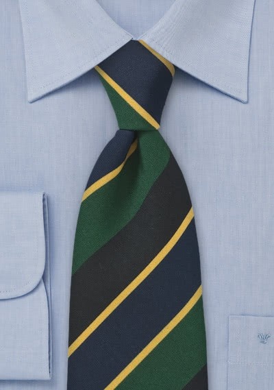 Cravate régimentaire à larges rayures d'Atkinson