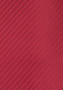 Cravate rouge grenat rayée