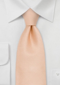 Cravate saumon géométrique