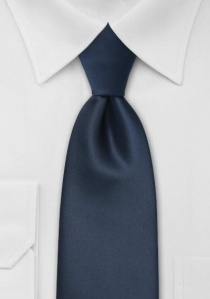 Cravate à clip bleu marine