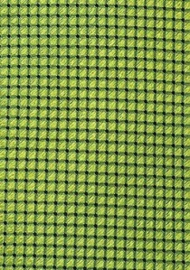 Cravate vert pomme géométrique