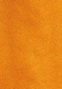Cravate clip orange unie