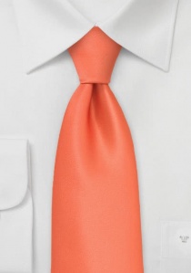 Cravate orange vif
