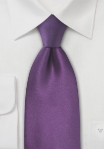 Cravate unie Limoges violet