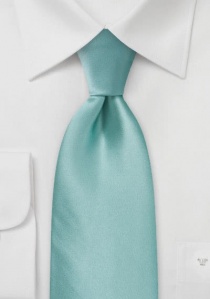 Cravate vert menthe unie