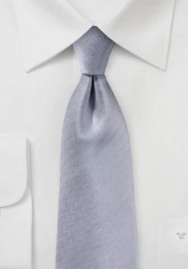 Cravate à chevrons gris clair