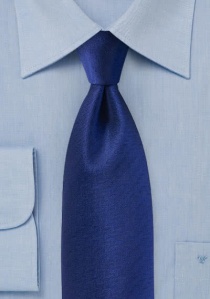 Cravate à chevrons bleu roi