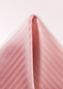 Serviette de cavalier monochrome à rayures rose