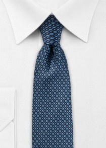Cravate bleu clair navy style rétro