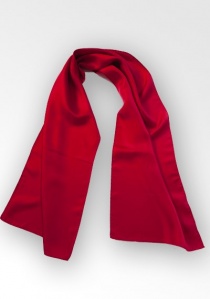 Écharpe femme soie rouge