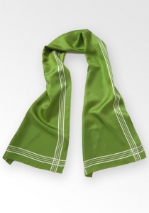 Foulard à rayures vert
