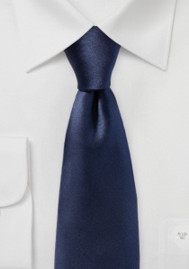 Cravate à la mode monochrome navy