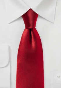 Cravate remarquable monochrome rouge