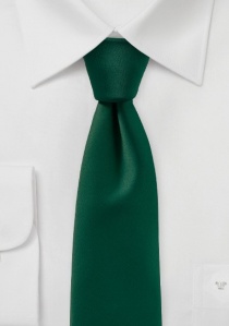 Cravate remarquable unie vert foncé