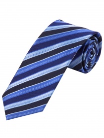 Cravate rayée royal bleu nuit bleu pigeon