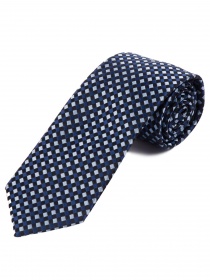 Cravate motif structuré bleu marine clair