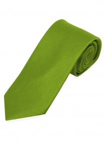 Cravate d'affaires étroite monochrome vert poison