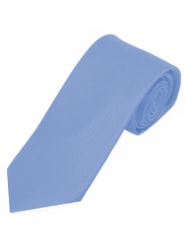Cravate étroite unie bleu clair