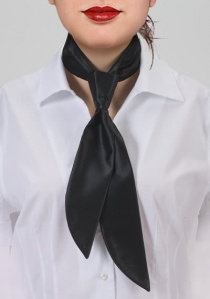 Cravate femme de service Limoges noir