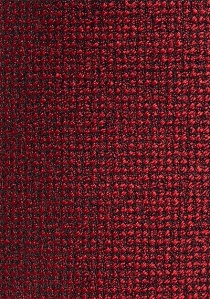 Cravate mouchetée en rouge