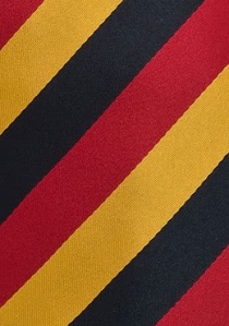 Cravate Allemagne rouge noir jaune
