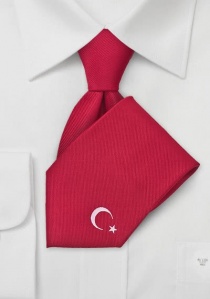 Cravate nationale turque rouge