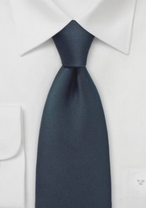 Cravate XXL bleu foncé structurée
