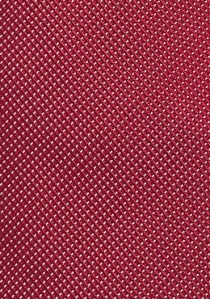 Cravate moderne rouge structurée