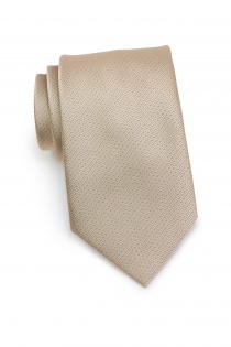 Set cravate pochette sable structuré