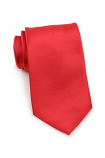 Cravate et foulard décoratif en set - rouge