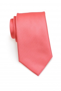 Set cravate homme foulard corail structuré