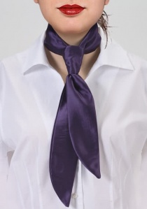 Cravate de service femme monochrome mûre