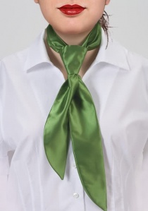 Collier femme vert monochrome