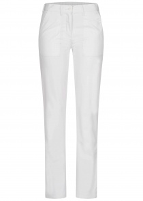 Pantalon femme style cargo (blanc)