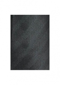 Cravate surface nervurée noir profond - dix pièces