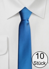 Cravate homme surface striée bleu royal - paquet