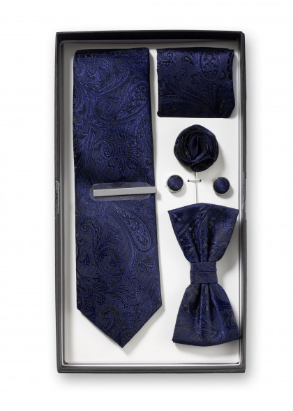 Coffret cadeau aus dem gleichen Stoff und Farbe