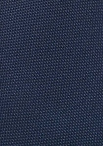Cravate bleu marine brodée