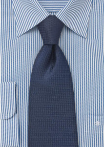 Krawatte navy Netz-Pattern